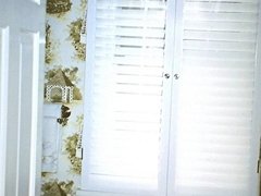 White Painted Bi-fold shutter