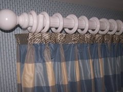 Banded gathered small pleats