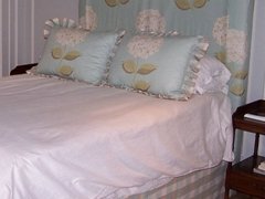 Custom headboard and bed set