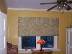 Flat Roman Shade