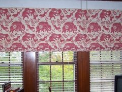 Flat Roman Shade Matching Valance