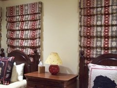 Hobbled Roman Shade