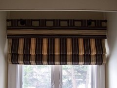 Roman Shade with valance