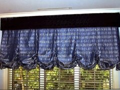Straight Cornice with balloon shade